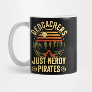 Geocacher Just Nerdy Pirates Geocaching Mug